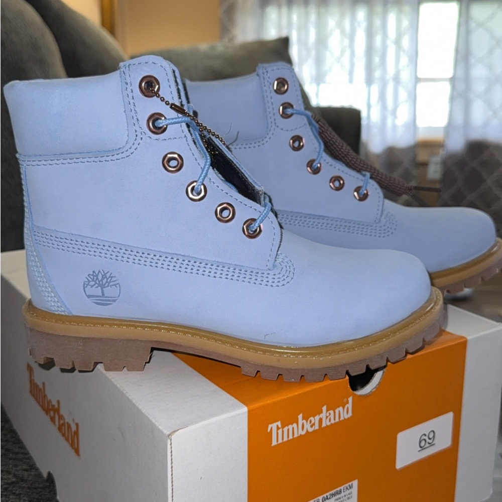 Timberland Light Blue Boots
